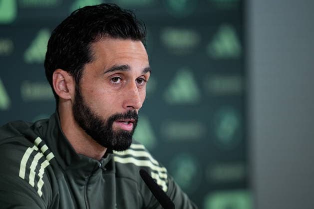 May 16, 2026, Valdebebas, Madrid, Spain: Alvaro Arbeloa, head coach of Real Madrid, attends his press conference, PK, Pressekonferenz during the training day of Real Madrid ahead the Spanish League, LaLiga EA Sports, football match against Sevilla FC at Ciudad Deportiva Real Madrid on May 16, 2026, in Madrid, Spain. Alvaro Arbeloa Press Conference For Real Madrid - Laliga Ea Sports - ZUMAa181 20260516_zaa_a181_026 Copyright: xDennisxAgyemanx