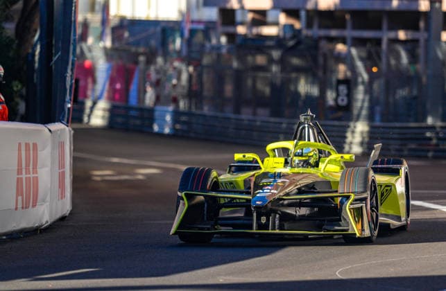 Monaco EPrix Round 9 Jake Dennis of Great Britain driving the (27) Andretti Formula E Porsche 99X Electric through Sainte-DÃ vote during the Free Practice 1 of the Monaco E-Prix Round 9 at Circuit de Monaco, Monte Carlo 16 05 2026 UK Newspapers OUT Copyright: xNickxEmmersonx FIL-23438-0017