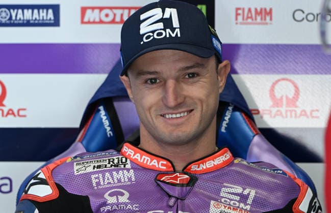 Ahead of Catalan MotoGP in Barcelona BARCELONA, SPAIN - MAY 16: Jack Miller of Prima Pramac Yamaha MotoGP takes part in the qualifying session ahead of Catalan MotoGP, the 6th leg of the 2026 MotoGP World Championship, WM, Weltmeisterschaft at the Circuit de Barcelona-Catalunya in Barcelona, Spain on May 16, 2026. Burak Akbulut Anadolu Barcelona Spain. Editorial use only. Please get in touch for any other usage.  Copyright: x2026xAnadoluxBurakxAkbulutx