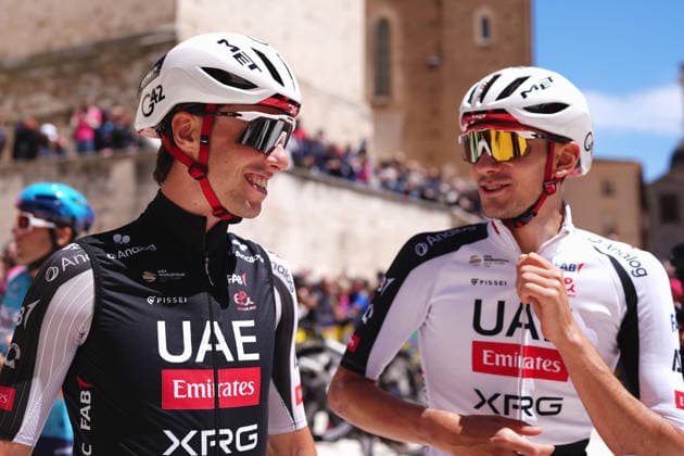 Switzerland™s Jan Christen of UAE Team Emirates XRG during Stage 8 of the Giro d™Italia, from Chieti to Fermo, Italy, Saturday, May 16, 2026.  Copyright: xMassimoxPaolone LaPressex
