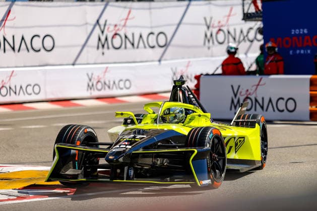 Jake Dennis (Andretti Formula E, 27) während waehrend des Qualifyings, ABB FIA Formula E World Championship, WM, Weltmeisterschaft Monaco e-Prix 2026, Monte Carlo, Saison 12 2025 26, Runde 9, 16.05.2026, ABB FIA Formula E World Championship, Monaco e-Prix 2026, Monte Carlo, Saison 12 2025 26, Runde 9, 16.05.2026 Monte Carlo Copyright: xEibner-Pressefoto LauraxRoemerx EP_LRR