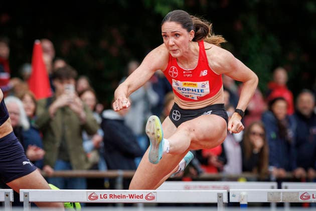 Lotto Deichmeeting; Neuwied, 16.05.2026 Sophie Weißenberg (TSV Bayer o4 Leverkusen); Lotto Deichmeeting am 16.05.2026 im Rhein-Wied Stadion, Neuwied (Rheinland-Pfalz). Copyright: xBEAUTIFULxSPORTS B.Hoffmannx