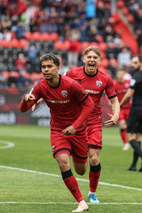 3. Liga; FC Ingolstadt 04 - SV Waldhof Mannheim; Tor Jubel Treffer Yann Sturm (7, FCI) 1:0 Führung Max Plath (14 FCI) 3. Liga - FC Ingolstadt 04 Saison 2025 2026 SV Waldhof Mannheim;