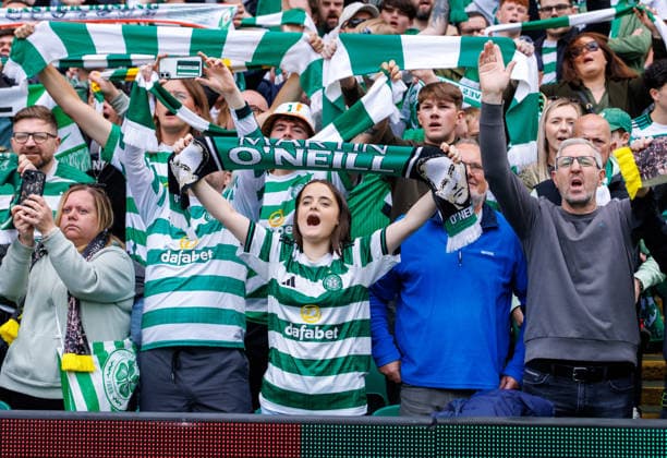 16.05.2026 Celtic v Hearts, SPFL Premiership ....................... CELTIC FANS  Copyright: xKennyxRamsayx NINTCHDBPICT001081234805