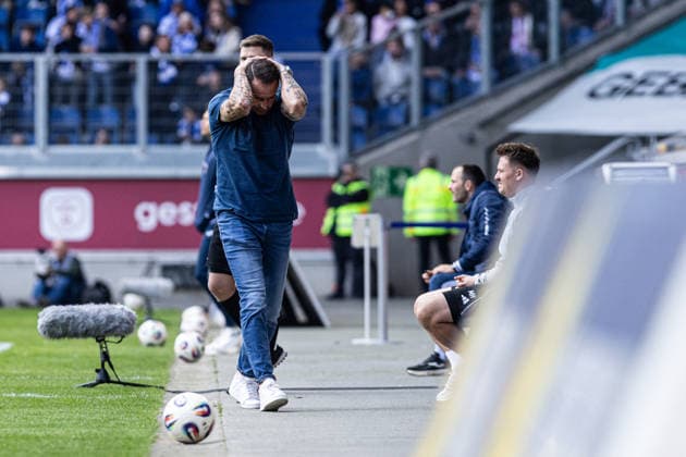 3.Liga: MSV Duisburg - FC Viktoria Köln; 16.05.2026 Dietmar Hirsch (MSV Duisburg, Cheftrainer) 3.Liga: MSV Duisburg - FC Viktoria Köln; Schauinsland-Reisen-Arena, Duisburg, 16.05.2026 DFB regulations prohibit any use of photographs as image sequences and or quasi video. Copyright: xBEAUTIFULxSPORTS Buriakovx