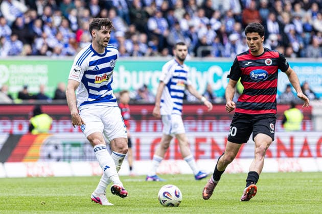 3.Liga: MSV Duisburg - FC Viktoria Köln; 16.05.2026 Tobias Fleckstein (MSV Duisburg, 5) 3.Liga: MSV Duisburg - FC Viktoria Köln; Schauinsland-Reisen-Arena, Duisburg, 16.05.2026 DFB regulations prohibit any use of photographs as image sequences and or quasi video. Copyright: xBEAUTIFULxSPORTS Buriakovx