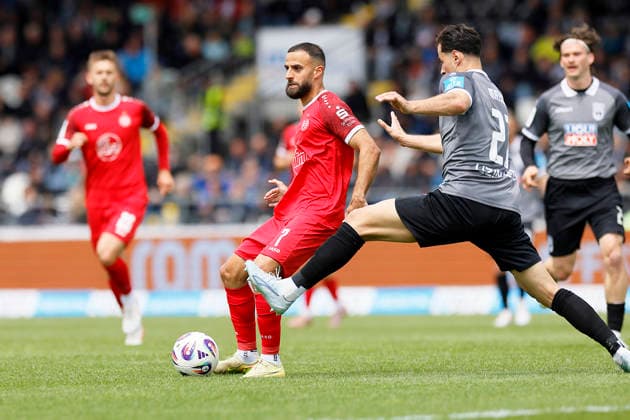 Fußball 3. Liga 38. Spieltag SSV Ulm - Rot-Weiss Essen am 16.05.2026 Im Donaustadion in Ulm Ramin Safi ( Rot-Weiss Essen )