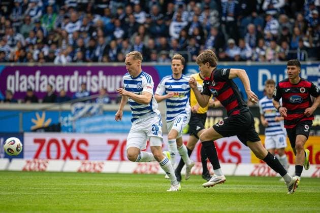 3.Liga MSV Duisburg - Viktoria Köln ** NUR FÜR REDAKTIONELLE ZWECKE ** EDITORIAL USE ONLY **<p>Fußball 3.Liga MSV Duisburg - Viktoria Köln am 16.05.26 in der Schauinsland-Reisen Arena in Duisburg Florian Krüger ( Duisburg ) Duisburg Copyright: JakobxKlos