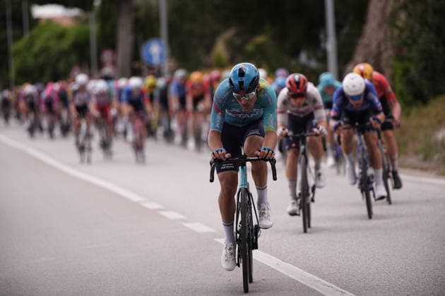 Italy™s Alberto Bettiol of XDS Astana Team during Stage 8 of the Giro d™Italia, from Chieti to Fermo, Italy, Saturday, May 16, 2026. Copyright: xMarcoxAlpozzi LaPressex