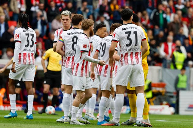 SC Freiburg vor Spielbeginn , Deutschland, Fussball, 1. Bundesliga, 34.Spieltag, 2025 2026, SC Freiburg vs. RB Leipzig, 16.05.2026, Freiburg im Breisgau Europa-Park Stadion Baden-Württemberg Deutschland Copyright: xGrantxHubbsx