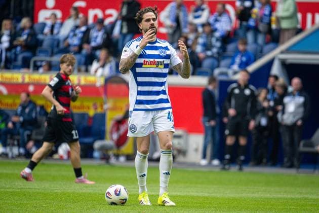 3.Liga MSV Duisburg - Viktoria Köln ** NUR FÜR REDAKTIONELLE ZWECKE ** EDITORIAL USE ONLY **<p>Fußball 3.Liga MSV Duisburg - Viktoria Köln am 16.05.26 in der Schauinsland-Reisen Arena in Duisburg Lex Tyger Lobinger ( Duisburg ) Duisburg Copyright: JakobxKlos