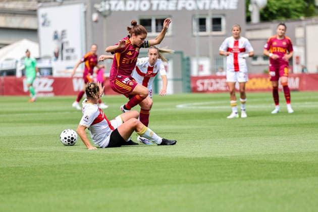 CALCIO - Serie A Femminile - AS Roma vs Genoa CFC Photo by IPA ABACAPRESS.COM84752815 - Manuela Giugliano (Roma Women) during AS Roma vs Genoa CFC, Italian football Serie A Women match in Rome, Italy, May 16 2026 Rome Italy  Copyright: xIPAxSport ABACAx