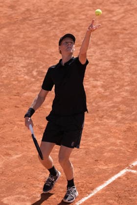 Jannik Sinner during the match between Jannik Sinner (ITA) vs Daniil Medvedev at the Italian Open in Rome, Saturday, May 16, 2026. (Alfredo Falcone LaPresse)  Copyright: xAlfredoxFalcone LaPressex