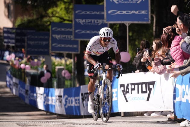 Ecuador™s Manuel Jhonatan Narvaez of UAE Team Emirates XRG during Stage 8 of the Giro d™Italia, from Chieti to Fermo, Italy, Saturday, May 16, 2026.  Copyright: xMarcoxAlpozzi LaPressex