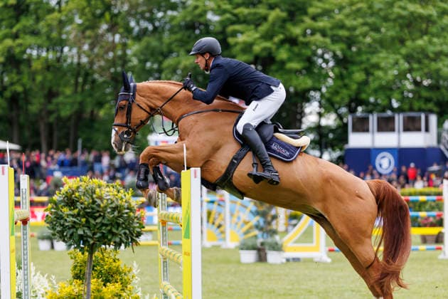 HAMBURG - Al Shira aa 95. Deutsches Spring- und Dressur DERBY 2026, HAMBURG - Al Shira aa 95. Deutsches Spring- und Dressur DERBY 2026 THIEME Andre (GER), DSP Chakaria LONGINES Grand Prix of Hamburg Al Shira aa CSI5* Tour CSI5*: Int. jumping competition with jump-off (1,60m) Hamburg, Jenischpark, Derby Park Klein Flottbek 16. May 2026 -