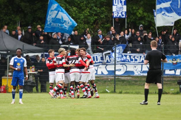 16.05.2026, Fussball, Herren, Regionalliga Nord, 34. Spieltag, Altona 93 - BSV Kickers Emden Tor Torjubel zum 1:0 Pascal El-Nemr (7 Altona 93)