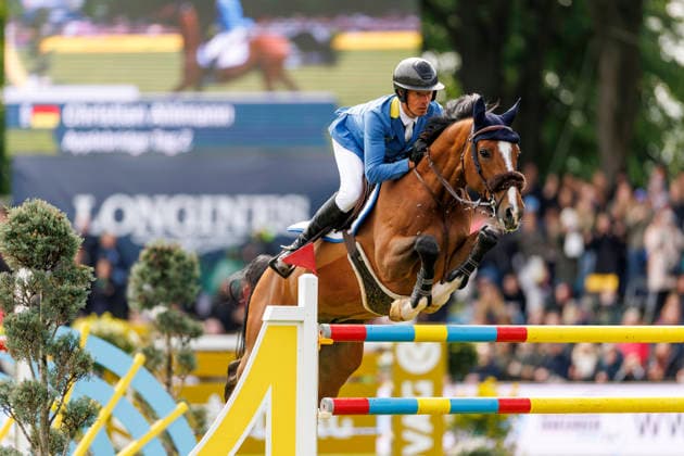 HAMBURG - Al Shira aa 95. Deutsches Spring- und Dressur DERBY 2026, HAMBURG - Al Shira aa 95. Deutsches Spring- und Dressur DERBY 2026 AHLMANN Christian (GER), Applebridge Tag Z LONGINES Grand Prix of Hamburg Al Shira aa CSI5* Tour CSI5*: Int. jumping competition with jump-off (1,60m) Hamburg, Jenischpark, Derby Park Klein Flottbek 16. May 2026 -