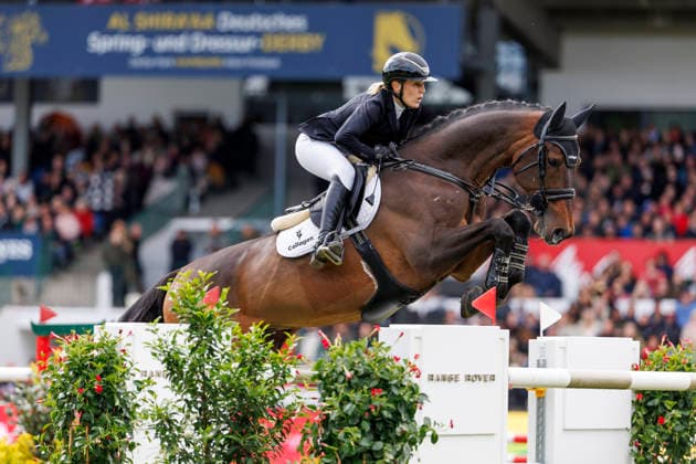 HAMBURG - Al Shira aa 95. Deutsches Spring- und Dressur DERBY 2026, HAMBURG - Al Shira aa 95. Deutsches Spring- und Dressur DERBY 2026 MEYER-ZIMMERMANN Janne Friederike (GER), Cellagon Cascais LONGINES Grand Prix of Hamburg Al Shira aa CSI5* Tour CSI5*: Int. jumping competition with jump-off (1,60m) Hamburg, Jenischpark, Derby Park Klein Flottbek 16. May 2026 -