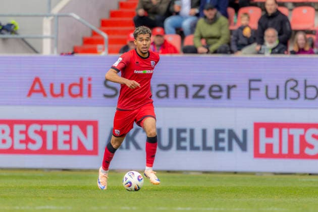 Ingolstadt, Deutschland 16. Mai 2026: 3. Liga - 2025 2026 - Sp. 38 - FC Ingolstadt 04 gegen SV Waldhof Mannheim Im Bild: Yann Sturm (FCI) DFB regulations prohibit any use of photographs as image sequences and or quasi-video Audi Sportpark Bayern Copyright: xFotostandx xSchäferx