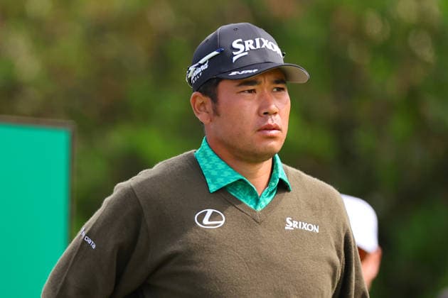 NEWTON SQUARE, PA - MAY 15: Hideki Matsuyama of Japan tees off at the first tee during Round two of the 2026 PGA, Golf Herren Championship on May 15, 2026 at Aronimink Golf Club in Newtown Square, Pennsylvania. (Photo by Rich Graessle Icon Sportswire) GOLF: MAY 15 PGA PGA Championship EDITORIAL USE ONLY Icon260515257932
