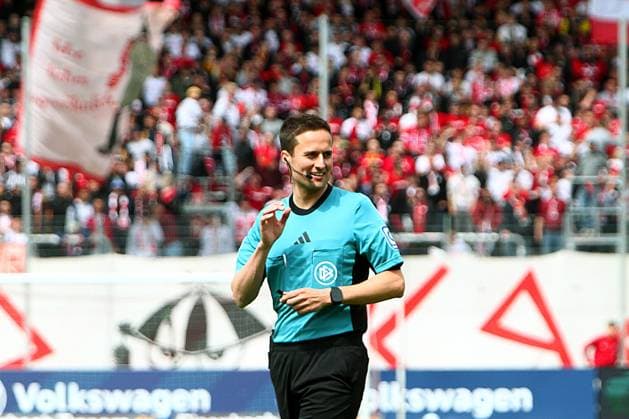 Schiedsrichter Eugen Ostrin Fußball Regionalliga Nordost 2025 26 FSV Zwickau - Chemie Leipzig 1:0 am 16.5.2026 FSV Zwickau - Chemie Leipzig
