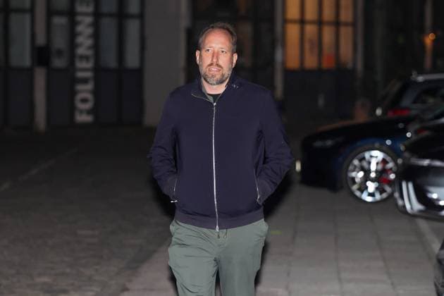 Geschaeftsfuehrer Finanzen Michael Stroell (FC Augsburg) kommt an der Location an, FC Augsburg Saisonabschlussfeier, Fussball, 1. Bundesliga, 34. Spieltag, 16.05.2026 DFL DFB regulations prohibit any use of photographs as image sequences and or quasi-video Augsburg Bayern Deutschland