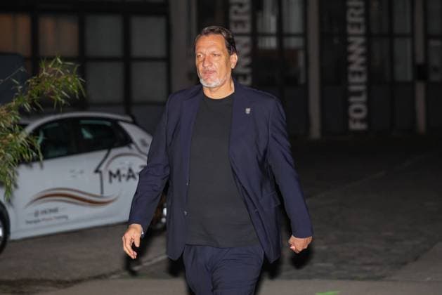 Praesident Markus Krapf (FC Augsburg) kommt an der Location an, FC Augsburg Saisonabschlussfeier, Fussball, 1. Bundesliga, 34. Spieltag, 16.05.2026 DFL DFB regulations prohibit any use of photographs as image sequences and or quasi-video Augsburg Bayern Deutschland