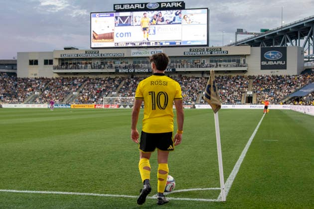 May 16, 2026, Philadelphia, Pennsylvania, United States: Columbus CrewÃ¢â‚¬â ¢s DIEGO ROSSI (10) in action against the Philadelphia Union during the match at Subaru Park in Chester PA Philadelphia United States - ZUMArf1_ 20260516_zaf_rf1_015 Copyright: xRickyxFitchettx