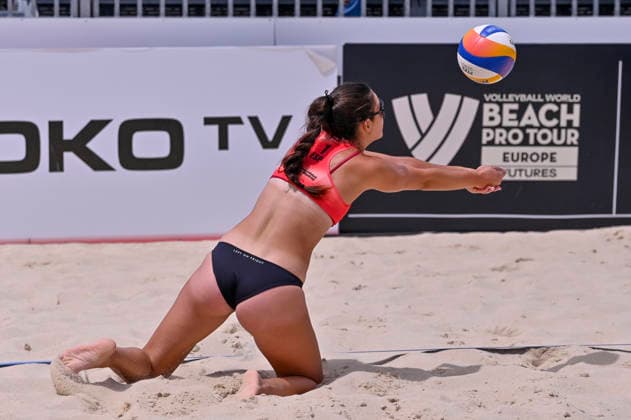 May 17, 2026, Madrid, Madrid, Spain: SOFIA IZUZQUIZA CORULLA of Spain during the men s preliminary round match (Pool A) between the German national team, Nationalteam and the Spanish national team, held at the Beach Pro Tour Futures Madrid 2026 at the Parque Deportivo Puerta de Hierro on May 15, 2026, in Madrid, Spain. Beach Pro Tour Futures Madrid 2026 (Men s) - 15.08.26  - ZUMAc312 20260517_zsp_c312_023 Copyright: xOscarxManuelxSanchezx