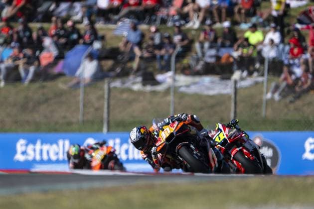 RECORD DATE NOT STATED MotoGP, 6th round of the World Championship, WM, Weltmeisterschaft in Catalonia Barcelona Barcelona (Spain), 17 05 2026 - Pedro Acosta (37), Red Bull KTM Factory Racing rider, during the warm-up for the 6th round of the MotoGP World Championship, Grande Prix de Catalunya, Barcelona Spain; Catalonia Spain Copyright: xJoaquimxGalantex