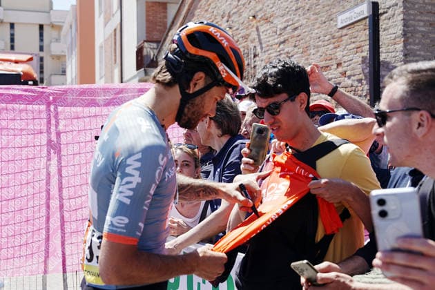 Italy™s Filippo Ganna of Netcompany Ineos during Stage 9 of the Giro d™Italia from Cervia to Corno alle Scale, Italy, Sunday May 17, 2026.  Copyright: xGianxMattiaxD Albertox xLaPressex