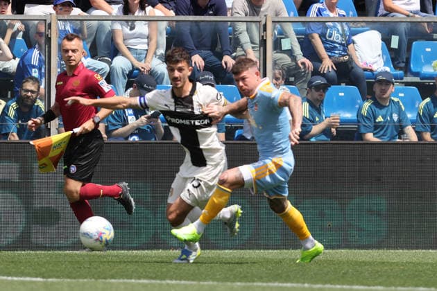 ComoÕs ParmaÕs Enrico Del Prato during the Serie A soccer match between Como and Parma at the Giuseppe Sinigaglia stadium in Como, north Italy - May 17, 2026 - Soccer.  Copyright: xAntonioxSaiai LaPressex