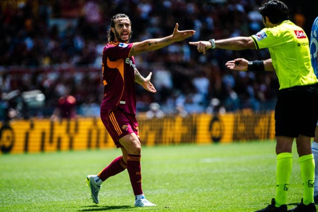IPA84782296 - Mario Hermoso of AS Roma during Roma-Lazio, Serie A 2025 2026 at Stadio Olimpico on May 17, 2026 during AS Roma vs SS Lazio, Italian soccer Serie A match in Rome, Italy, May 17 2026  Copyright: xDomenicoxBari IPAxSportx xx 84782296
