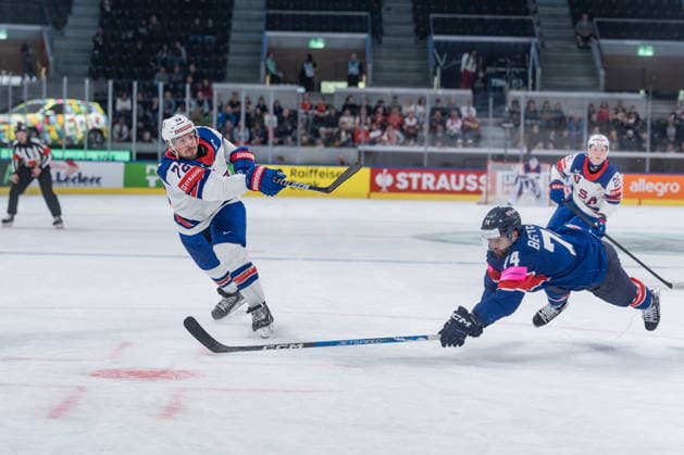 17 05 2026, Zurich, Swiss Life Arena, Ice hockey, Eishockey World Championships: Great Britain - USA, 72 Justin Faulk (United States) Zurich Swiss Life Arena Zurich Switzerland Copyright: xJustPictures.ch StefanxEmchx jp-de-StEm-DSC0121520260517