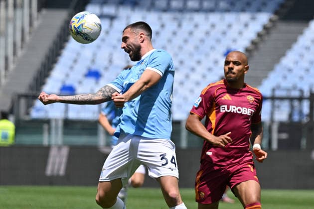 RECORD DATE NOT STATED 17th May 2026, Stadio Olimpico, Rome, Italy; Serie A Football; Roma versus Lazio; Mario Gila of SS Lazio AllShotLive