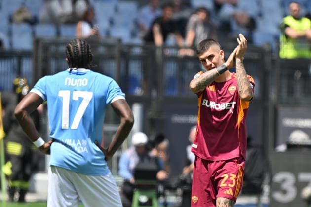 RECORD DATE NOT STATED 17th May 2026, Stadio Olimpico, Rome, Italy; Serie A Football; Roma versus Lazio; Gianluca Mancini of AS Roma AllShotLive