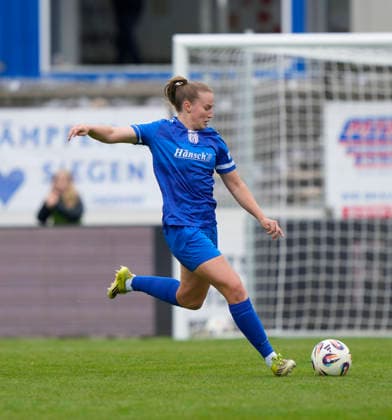 17.05.2026, Hänsch-Arena, Meppen, GER, Fußball, 2. Bundesliga, Frauen: SV Meppen vs VfL Bochum, Nina Rolfes (SV Meppen 3) DFL REGULATIONS PROHIBIT ANY USE OF PHOTOGRAPHS AS IMAGE SEQUENCES AND OR QUASI-VIDEO. Meppen Niedersachsen Deutschland Hänsch-Arena