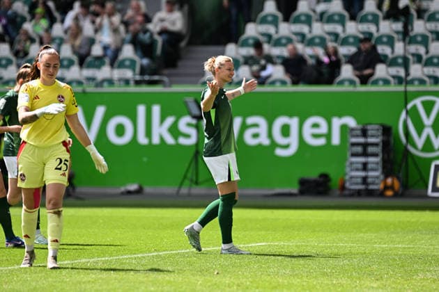 Fußball I Frauen I Saison 2025-2026 I Bundesliga I 26. Spieltag I VfL Wolfsburg - 1. FC Nürnberg I 17.05.2026 Torjubel Alexandra Popp (11, VfL Wolfsburg) nach ihrem Tor zum 1:0 Wolfsburg Volkswagen Arena Niedersachsen Deutschland Copyright: xLobeca InesxHähnelx