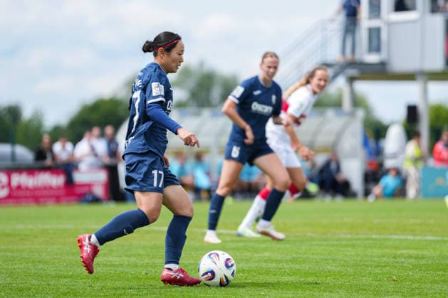 2. Frauen Bundesliga: SC Sand vs. VfB Stuttgart, 17.05.2026 Rio Takizawa (SC Sand, 17) am Ball 2. Frauen Bundesliga: SC Sand vs. VfB Stuttgart, Adams Arena SC Sand, 17.05.2026 DFB DFL REGULATIONS PROHIBIT ANY USE OF PHOTOGRAPHS AS IMAGE SEQUENCES AND OR QUASI-VIDEO. Copyright: xBEAUTIFULxSPORTS Boscox