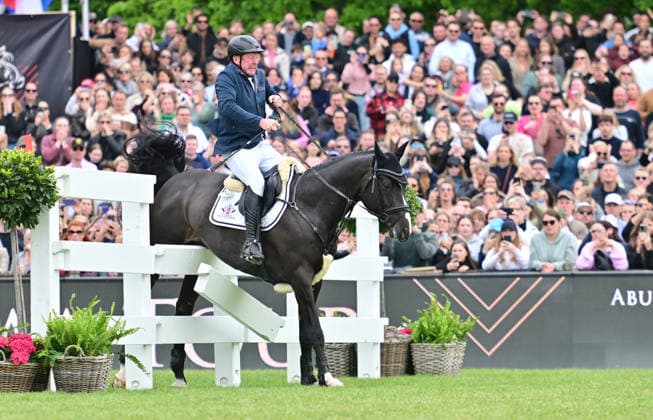 GER; Al Shira aa Deutsches Spring- & Dressur Derby Hamburg, Al Shira aa 95. Deutsches Spring-Derby 17.05.2026, GER; Al Shira aa Deutsches Spring- & Dressur Derby Hamburg, PAl Shira aa 95. Deutsches Spring-Derby präsentiert von Melitta CSI4* - Al Shira aa Derby Tour - Finale im Bild Michael Grimm (GER) auf Duplexx