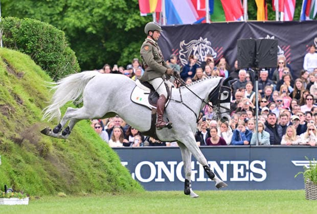 GER; Al Shira aa Deutsches Spring- & Dressur Derby Hamburg, Al Shira aa 95. Deutsches Spring-Derby 17.05.2026, GER; Al Shira aa Deutsches Spring- & Dressur Derby Hamburg, PAl Shira aa 95. Deutsches Spring-Derby präsentiert von Melitta CSI4* - Al Shira aa Derby Tour - Finale im Bild Commandant Geof Currran auf Hawthornhill am Wall