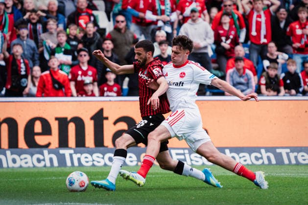 2. Bundesliga: Hannover 96 vs. 1. FC Nürnberg, 17.05.2026 Waniss TaÃ¯bi (Hannover 96, 26) gegen Javier Fernandez (1. FC Nürnberg, 20); Fußball, 2. Bundesliga, 34. Spieltag: Hannover 96 vs. 1. FC Nürnberg am 17.05.2026 in der Heinz von Heiden Arena, Hannover DFL REGULATIONS PROHIBIT ANY USE OF PHOTOGRAPHS AS IMAGE SEQUENCES AND OR QUASI-VIDEO. Copyright: xBEAUTIFULxSPORTS Tonhäuserx