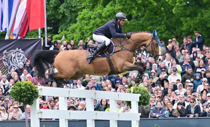GER; Al Shira aa Deutsches Spring- & Dressur Derby Hamburg, Al Shira aa 95. Deutsches Spring-Derby 17.05.2026, GER; Al Shira aa Deutsches Spring- & Dressur Derby Hamburg, PAl Shira aa 95. Deutsches Spring-Derby präsentiert von Melitta CSI4* - Al Shira aa Derby Tour - Finale im Bild Frederic Tillmann (GER) auf DSP Comanche VL