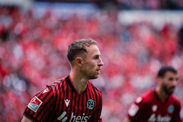 2. Bundesliga: Hannover 96 vs. 1. FC Nürnberg, 17.05.2026 Maurice Neubauer (Hannover 96, 33); Fußball, 2. Bundesliga, 34. Spieltag: Hannover 96 vs. 1. FC Nürnberg am 17.05.2026 in der Heinz von Heiden Arena, Hannover DFL REGULATIONS PROHIBIT ANY USE OF PHOTOGRAPHS AS IMAGE SEQUENCES AND OR QUASI-VIDEO. Copyright: xBEAUTIFULxSPORTS Tonhäuserx