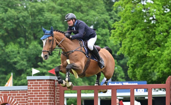 GER; Al Shira aa Deutsches Spring- & Dressur Derby Hamburg, Al Shira aa 95. Deutsches Spring-Derby 17.05.2026, GER; Al Shira aa Deutsches Spring- & Dressur Derby Hamburg, PAl Shira aa 95. Deutsches Spring-Derby präsentiert von Melitta CSI4* - Al Shira aa Derby Tour - Finale im Bild Frederic Tillmann (GER) auf DSP Comanche VL