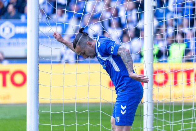 Deutschland: 2.Bundesliga, 34. Spieltag, Saison 2025 2026, 1.FC Magdeburg vs 1. FC Kaiserslautern Avnet Arena (Magdeburg) : Atik Baris (1. FC Magdeburg, 23) Copyright: xMichellexLukax