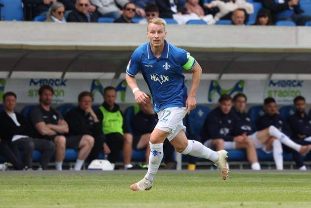 2026.05.17 xjfx 2.Bundesliga SV Darmstadt 98 - SC Paderborn v.l., Fabian Holland (SV Darmstadt 98) in aktion, in action, (DFL DFB REGULATIONS PROHIBIT ANY USE OF PHOTOGRAPHS as IMAGE SEQUENCES and or QUASI-VIDEO) Copyright: JoaquimxFerreira