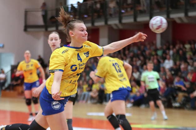 Handball, 2. Alsco HBF: HC Leipzig - Bergischer HC; 17.05.2026 Jana Walther (4, HC Leipzig). 2. Alsco Handball Bundesliga Frauen, HBF, Saison 2025 2026, 28. Spieltag: HC Leipzig vs. Bergischer HC am 17.05.2026 in der Sporthalle Brüderstraße Leipzig. Copyright: xBEAUTIFULxSPORTS JanxKaeferx