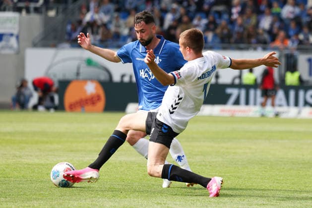 2026.05.17 xjfx 2.Bundesliga SV Darmstadt 98 - SC Paderborn v.l., Marco Richter (SV Darmstadt 98), Filip Bilbija (SC Paderborn), zweikampf, action, aktion, battles for the Ball (DFL DFB REGULATIONS PROHIBIT ANY USE OF PHOTOGRAPHS as IMAGE SEQUENCES and or QUASI-VIDEO) Copyright: JoaquimxFerreira