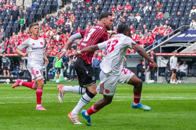 Deutschland: Fussball 2. Bundesliga, Saison 2025 26, 34. Spieltag, Hannover 96 vs 1. FC Nürnberg, 17.05.2026, Heinz von Heiden Arena (Hannover, Niedersachsen) Torschuss zum 2:2 durch Mohamed Ali Zoma (1. FC Nürnberg, 23) Copyright: xLeonxFrickx